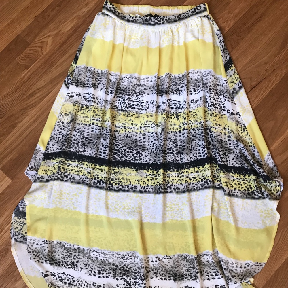 Kardashian animal print skirt